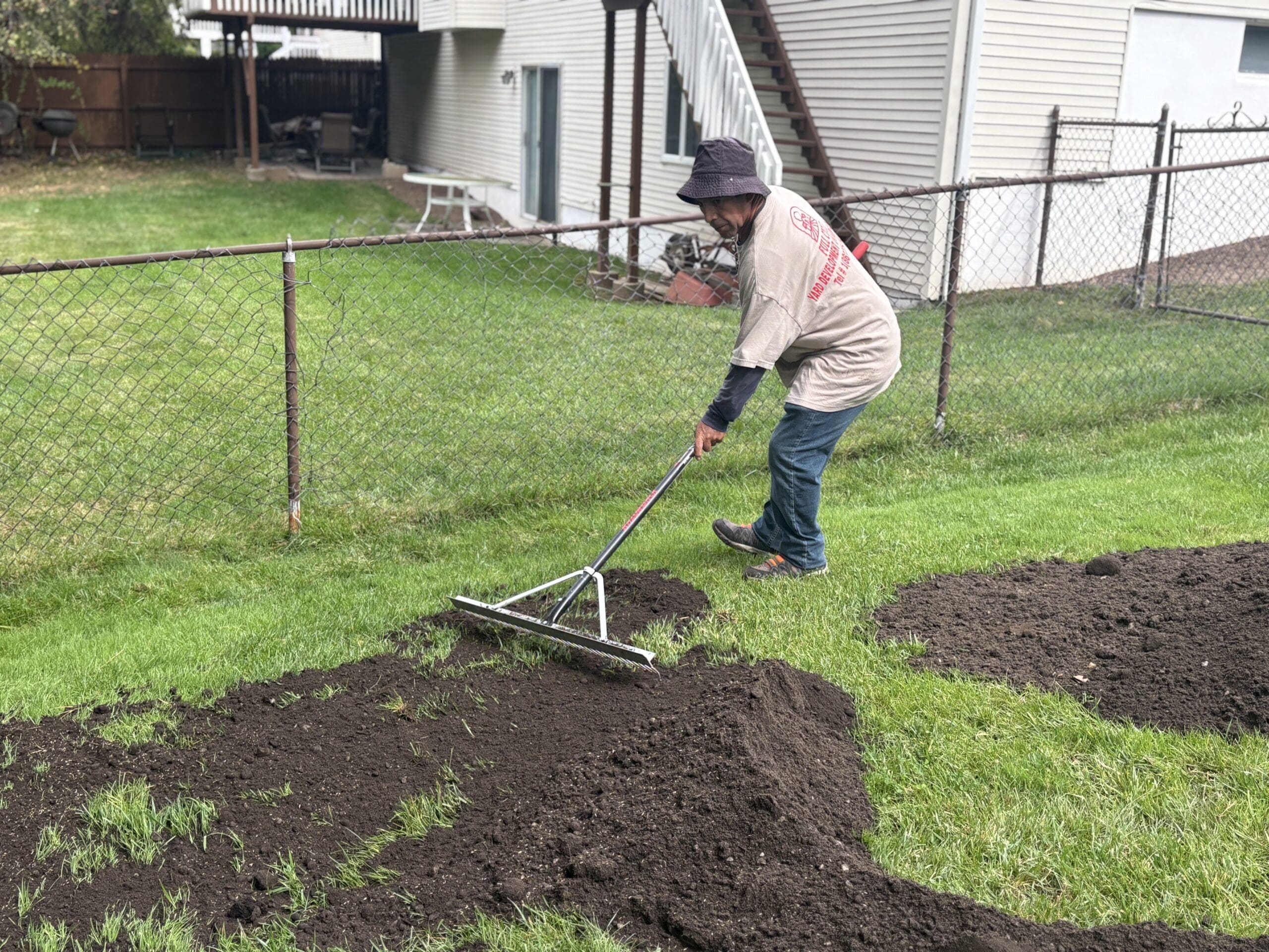 Spreading Lawn Fertilizer